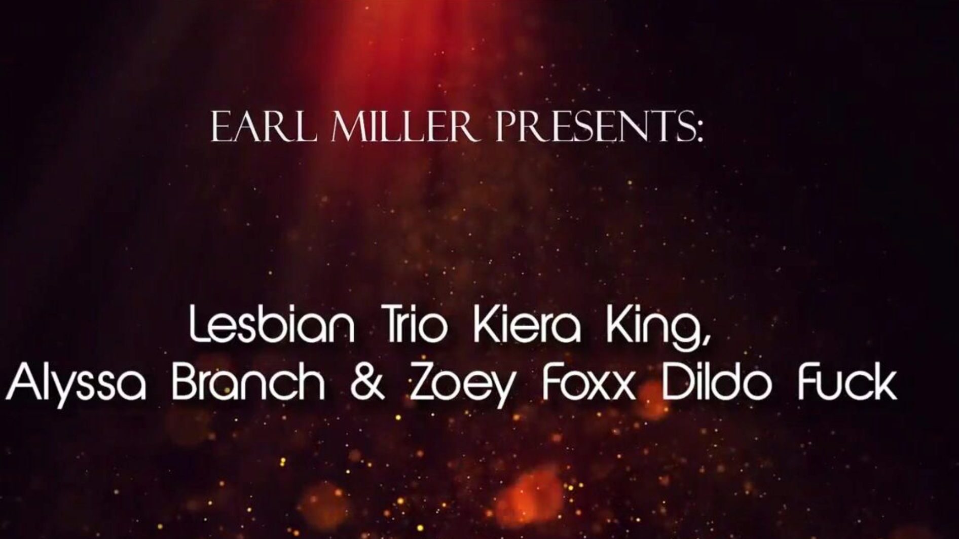 Lesbian Trio Kiera King Alyssa Branch & Zoey Foxx Dildo Fuck